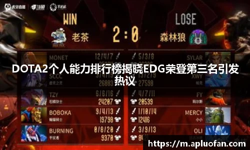 DOTA2个人能力排行榜揭晓EDG荣登第三名引发热议